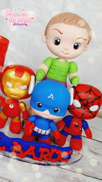 Topo de Bolo Heróis Vingadores