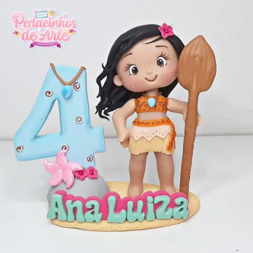Topo de Bolo Moana