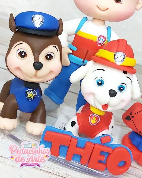 Topo de Bolo Patrulha Canina
