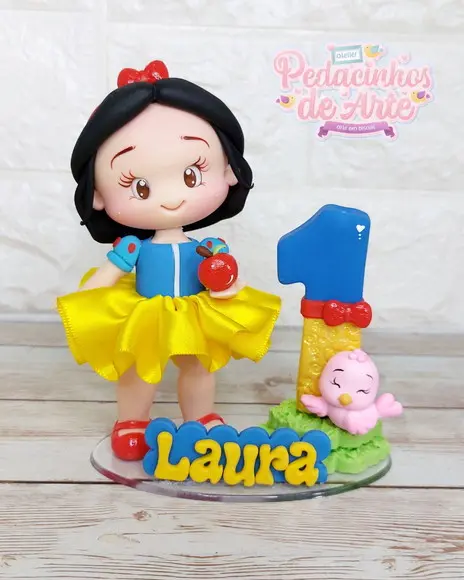 Topo de Bolo Personalizado Branca de Neve