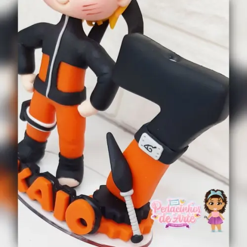 Topo de Bolo Personalizado Naruto