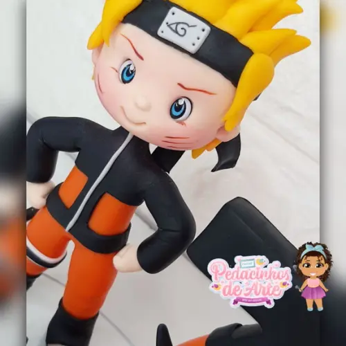Topo de Bolo Personalizado Naruto