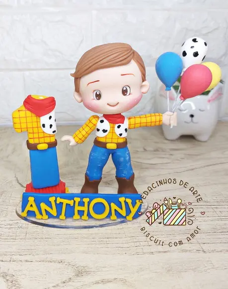 Topo de Bolo Personalizado Toy Story