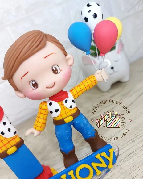 Topo de Bolo Personalizado Toy Story