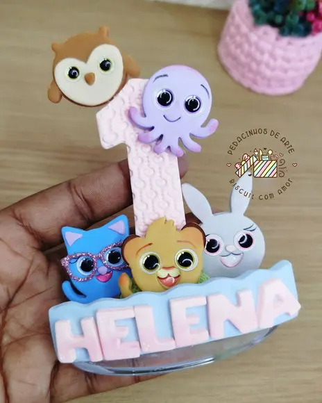 Vela Biscuit Bolofofos Menino