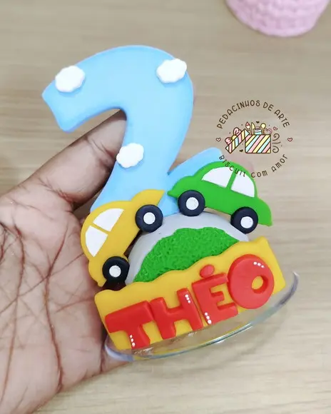 Vela Biscuit Carrinhos