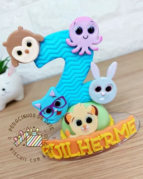 Vela Biscuit Bolofofos Menino