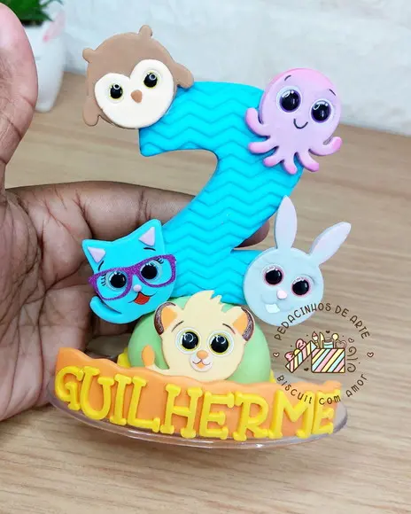 Vela Biscuit Bolofofos Menino