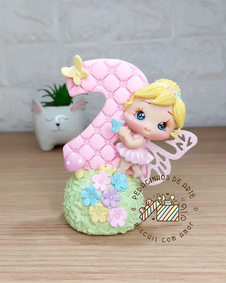 Vela Biscuit Jardim Fadinha