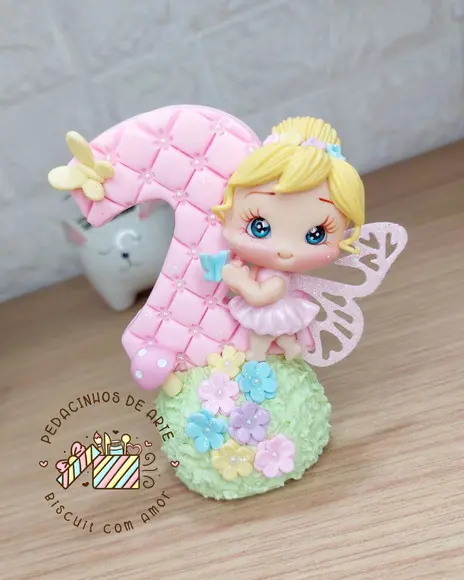Vela Biscuit Jardim Fadinha