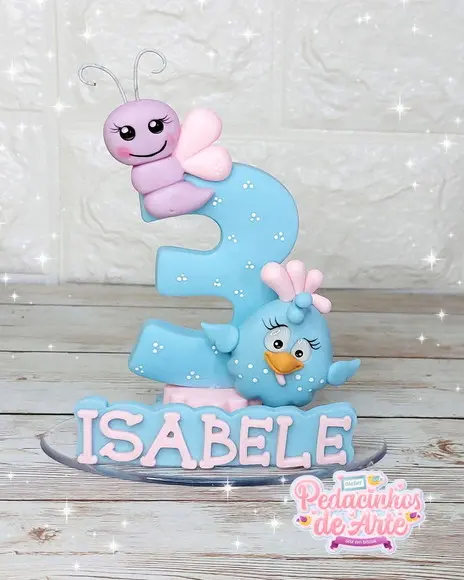 Vela Personalizada Biscuit Galinha Pintadinha