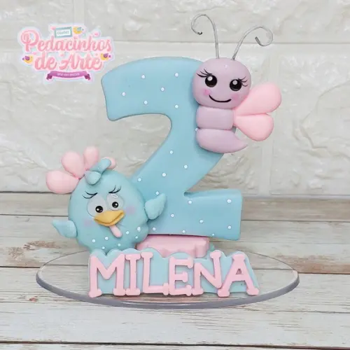 Vela Personalizada Biscuit Galinha Pintadinha