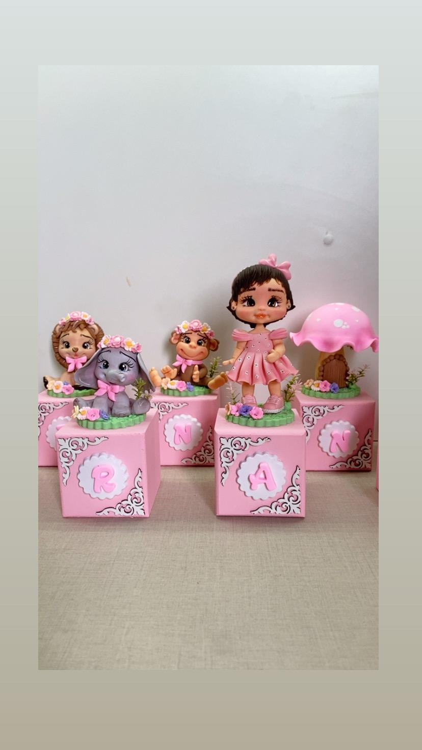 Cubos personalizados infantil para decoração