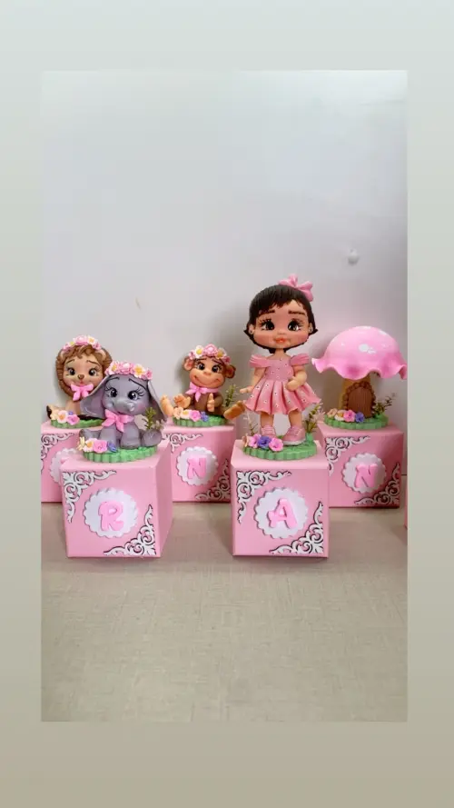Cubos personalizados infantil para decoração