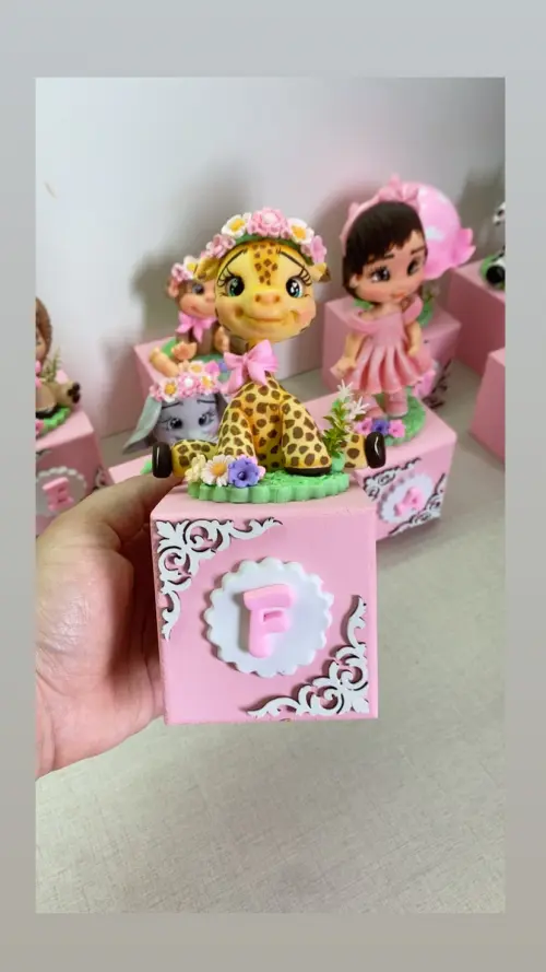 Cubos personalizados infantil para decoração
