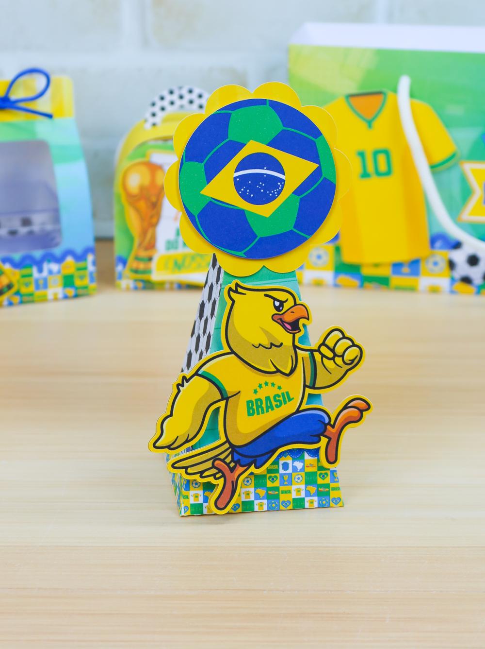 Kit festa 40 unidades - Copa do mundo/futebol
