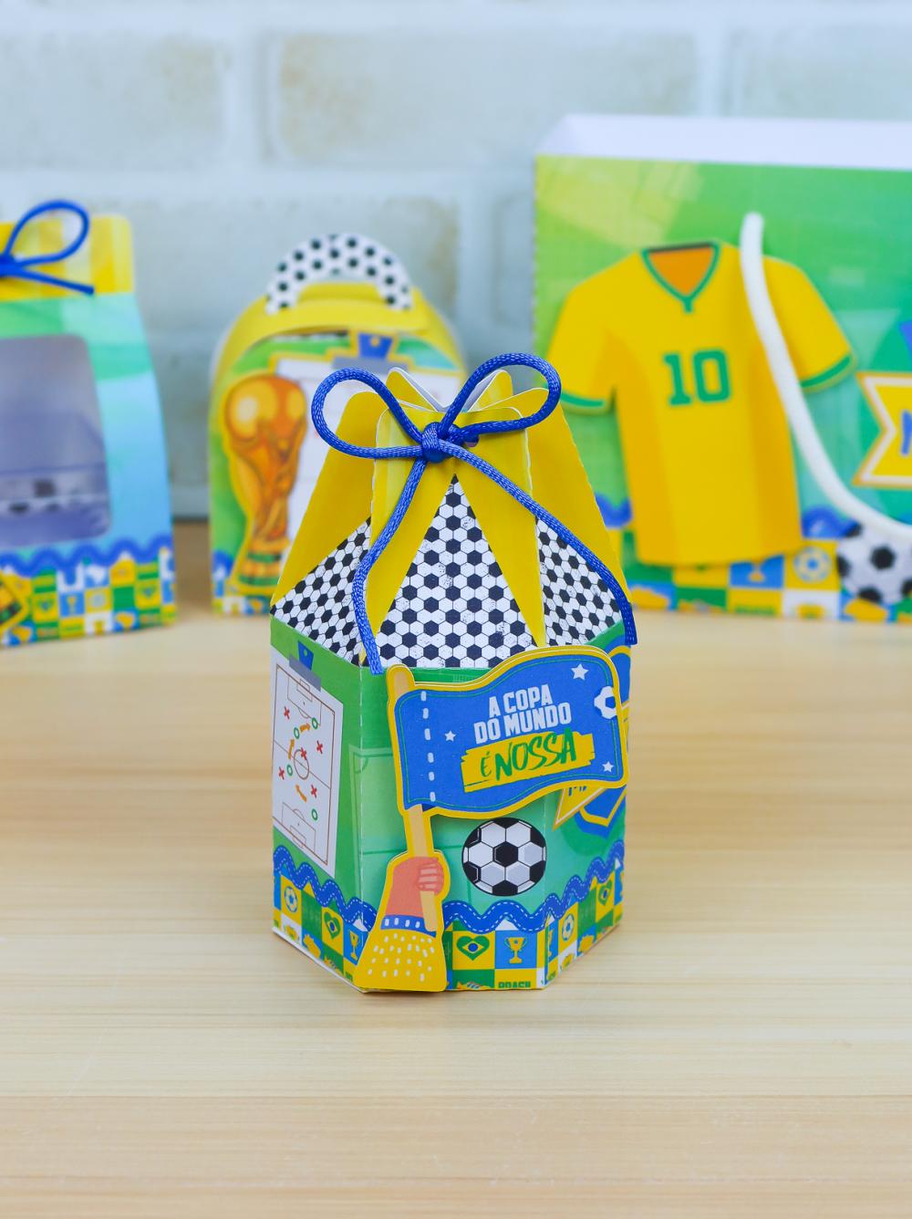 Kit festa 40 unidades - Copa do mundo/futebol