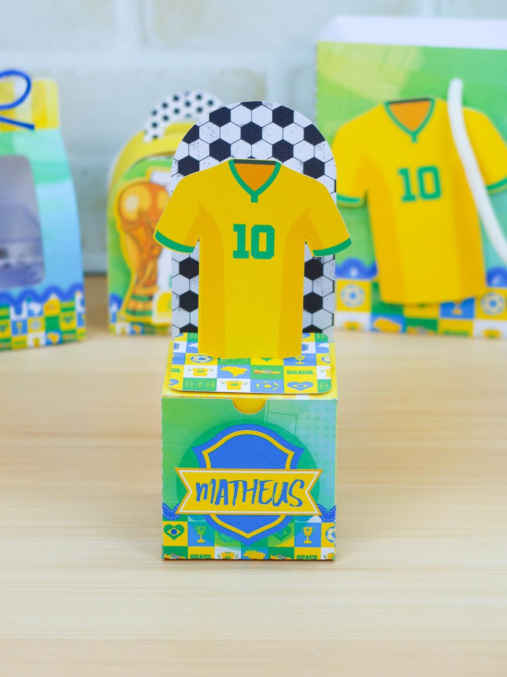 Kit festa 40 unidades - Copa do mundo/futebol