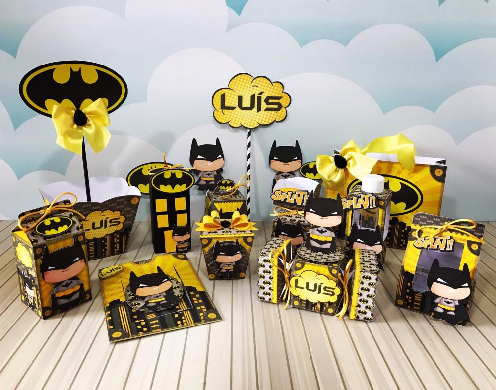 Kit Festa 40 unidades - Batman Cute