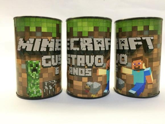 Cofrinhos Personalizados - Minecraft
