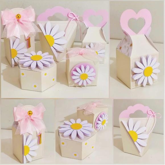 Kit 25 Peças - Flor Margarida