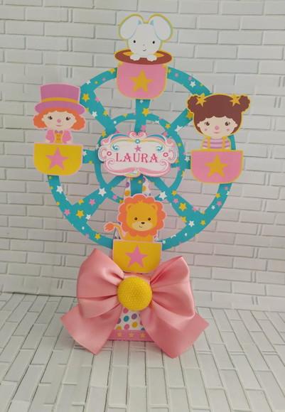 Kit 40 Peças - Circo Rosa