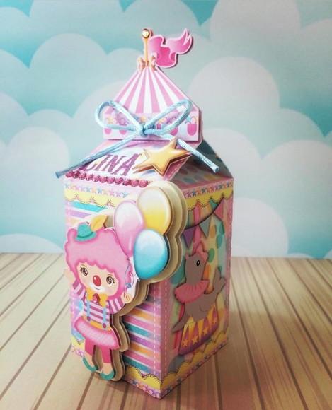 Kit 40 Peças - Circo Rosa