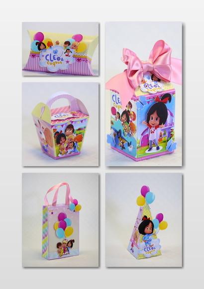Kit 40 Peças - Cleo e Cuquin + Brinde