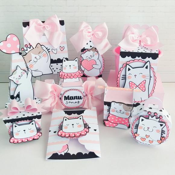 Kit 40 Peças - Gatinhos