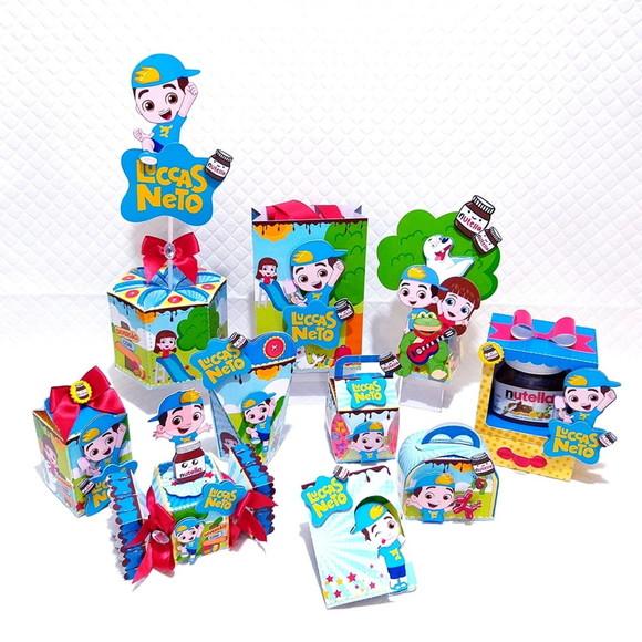 Kit 40 Peças - Lucas Neto + Brinde