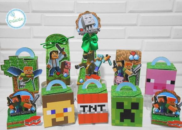 Kit 40 Peças - Minecraft