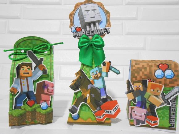 Kit 40 Peças - Minecraft