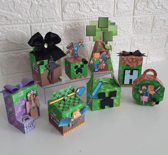 Kit 40 Peças - Minecraft