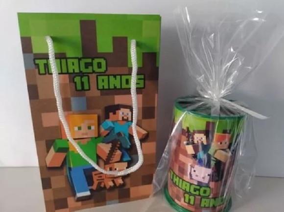 Kit 40 Peças - Minecraft + Brinde