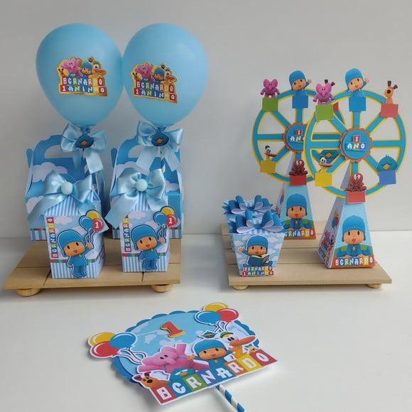 Kit 40 Peças - Pocoyo + Brinde
