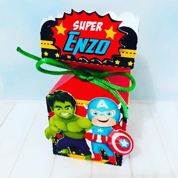 Kit 40 Peças - Super Herois Cute + Brinde
