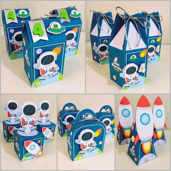Kit 40 Peças -astronauta