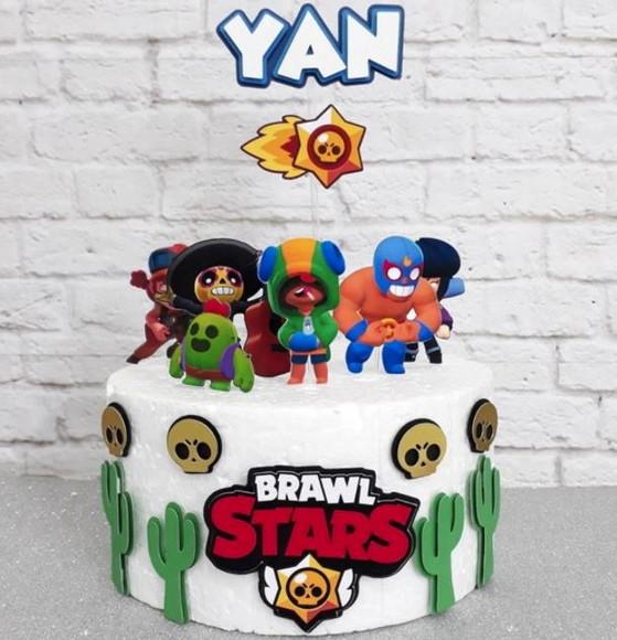 Kit 40 Peças + 20 Tubetes - Brawl Stars