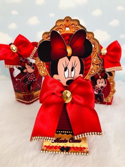 Kit 40 Peças Lembracinhas - Minnie Vermelha