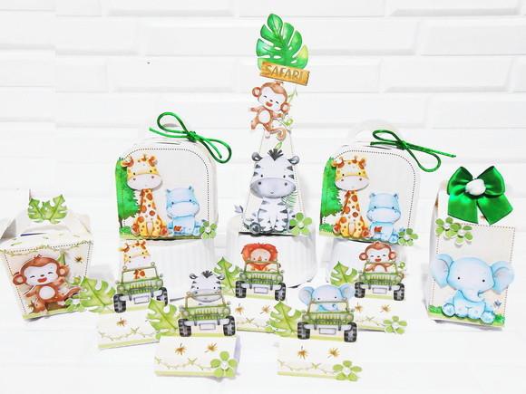 Kit 40 Peças Lembracinhas - Safari