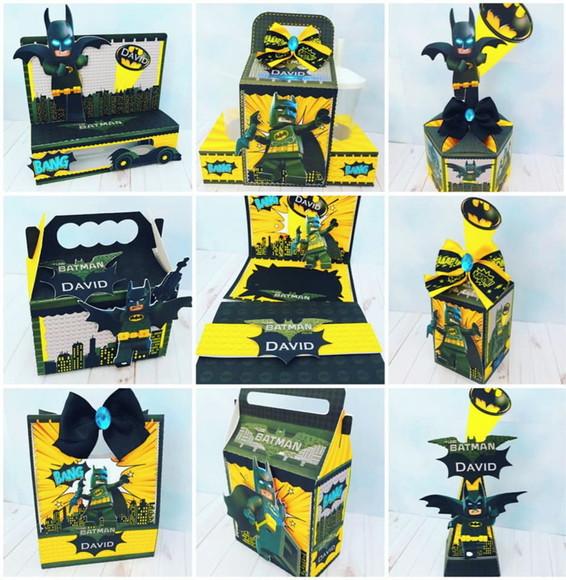 Kit 40 Peças Lembrancinha - Batman Lego