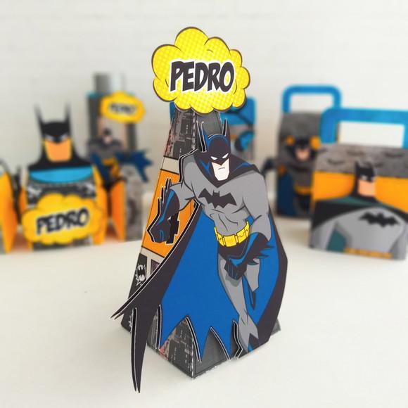 Kit 40 Peças Lembrancinha - Batman + Brinde