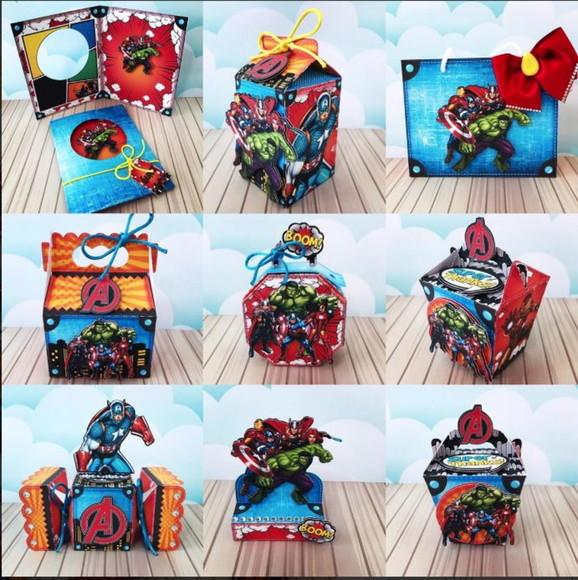 Kit 40 Peças Lembrancinhas - Vingadores