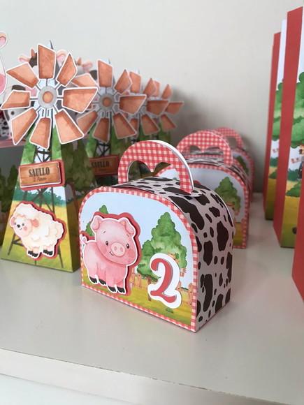 Kit 50 Peças - Fazendinha