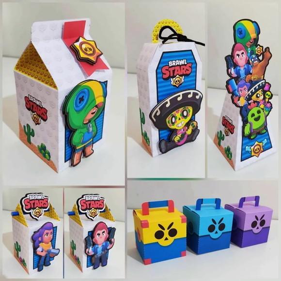 Kit 60 Peças - Brawl Stars + Brinde