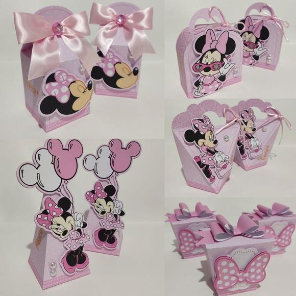 Kit 70 Peças - Minnie Rosa