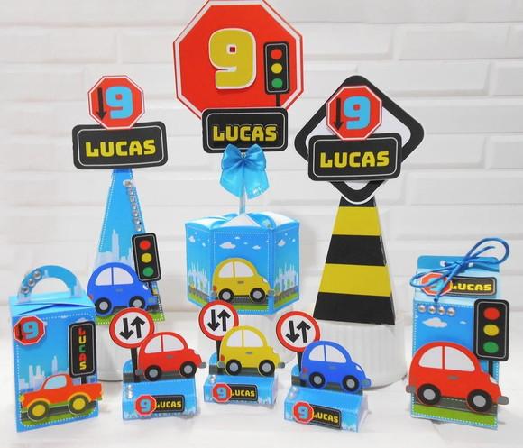 Kit de 50 Peças - Carrinhos