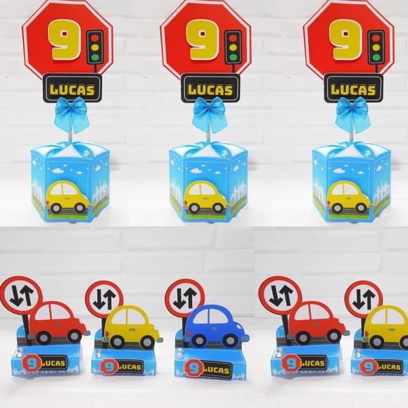 Kit de 50 Peças - Carrinhos