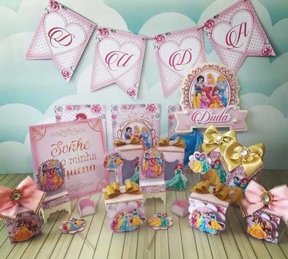 Kit Festa - Princesa Disney