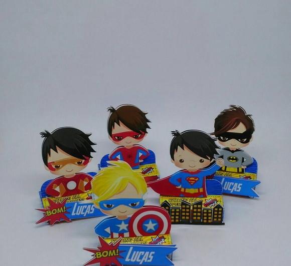 Kit Festa - Super Herois Cute + Brinde